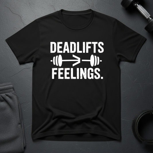 Deadlift Is Greater Than Feelings T-Shirt