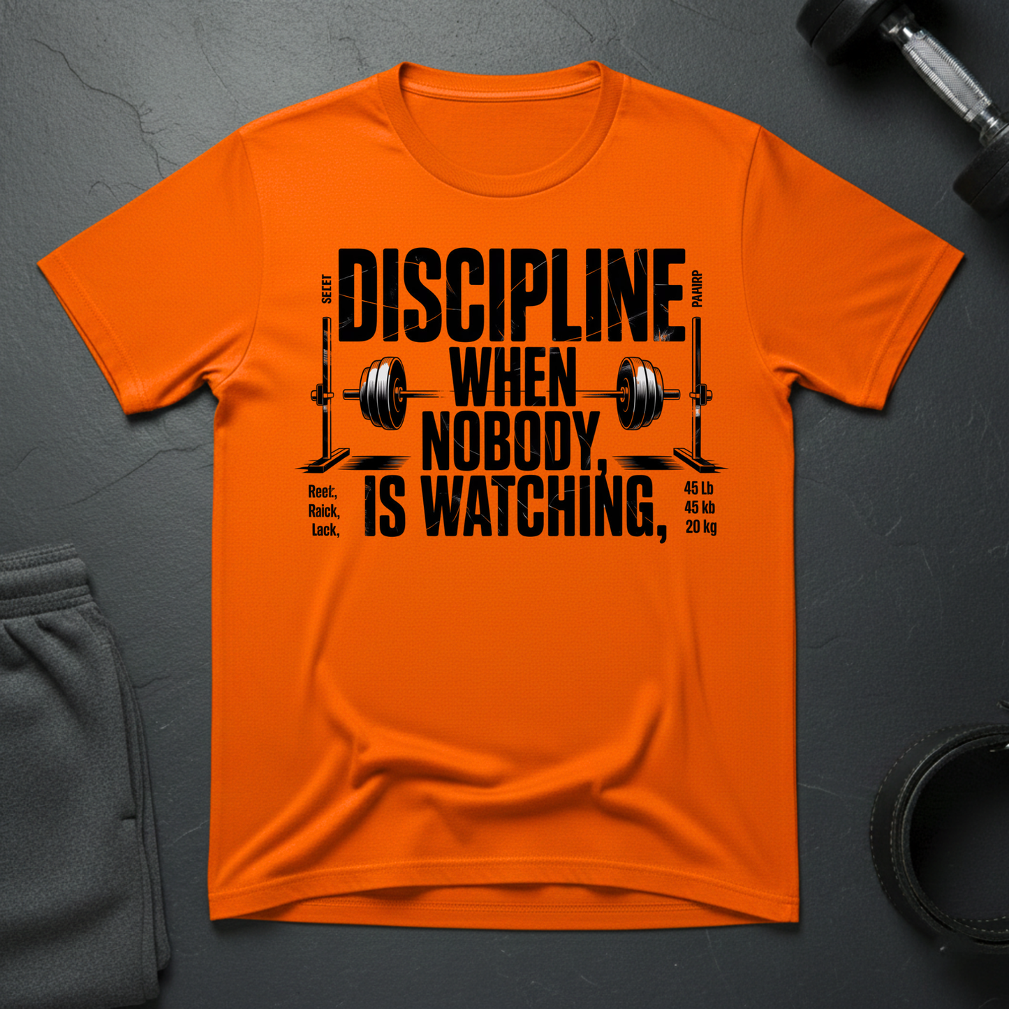 Discipline When Nobody Is Watching T-Shirt