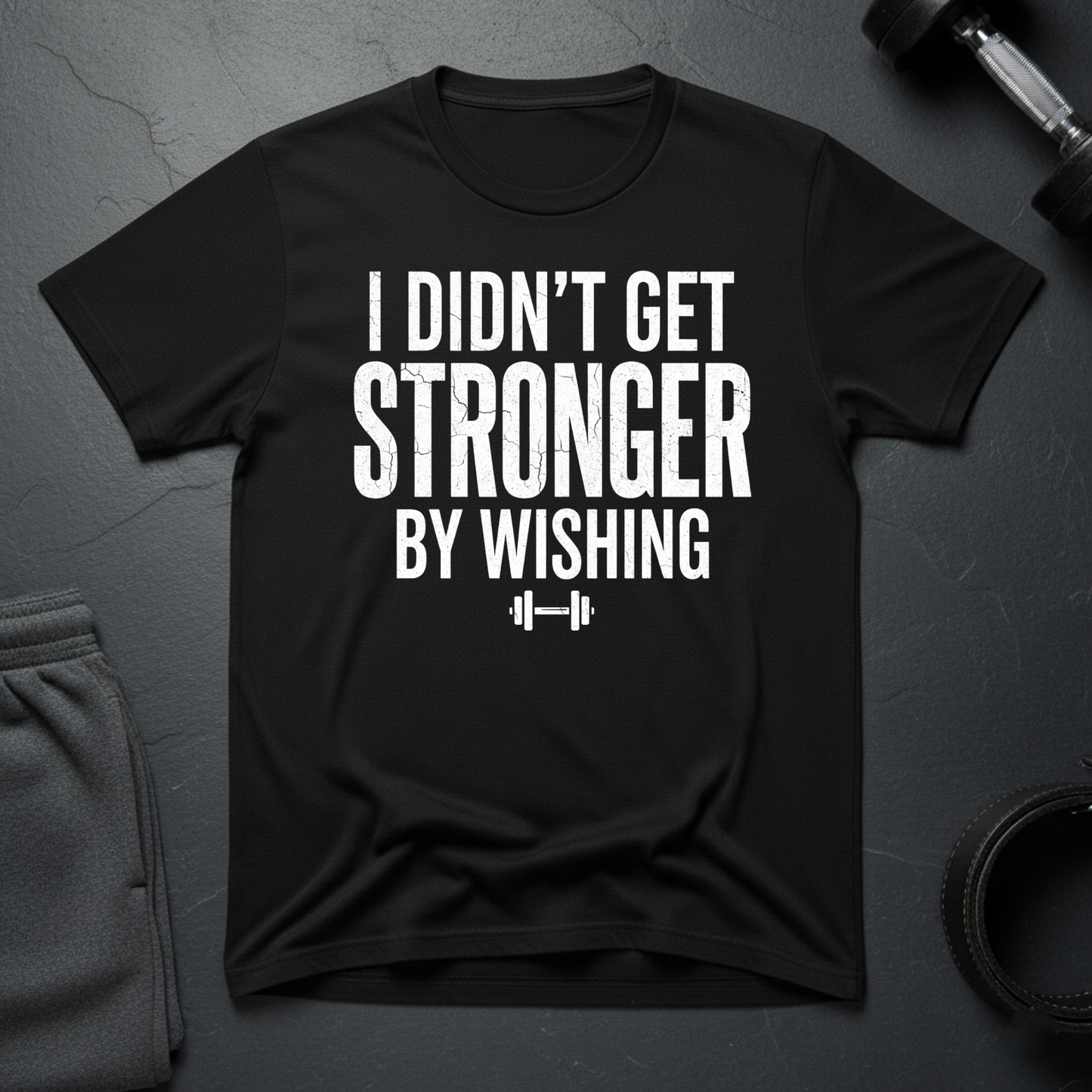 I Didn't Get Stronger By Wishing T-Shirt
