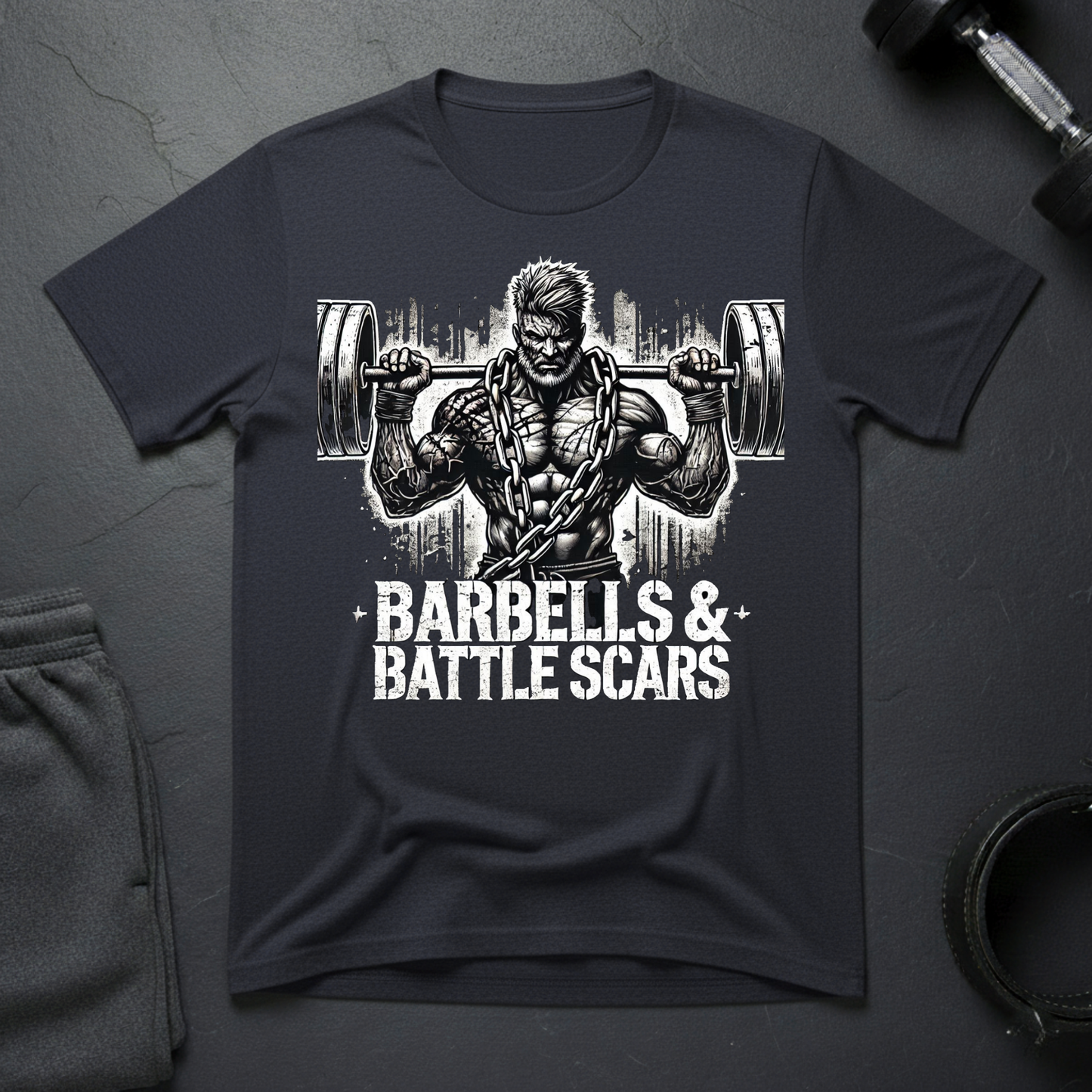 Barbells & Battle Scars T-Shirt