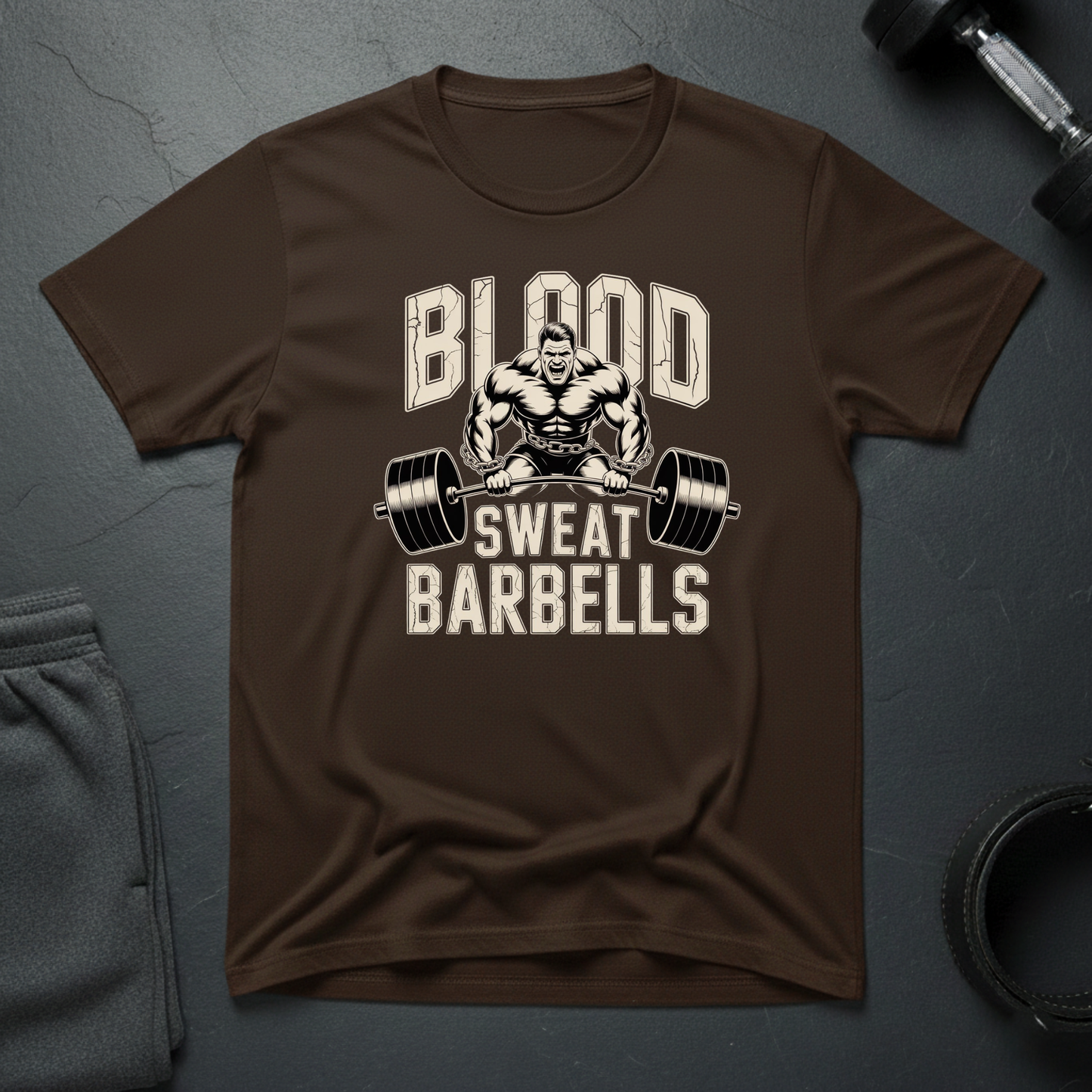 Blood Sweats Barbells T-Shirt