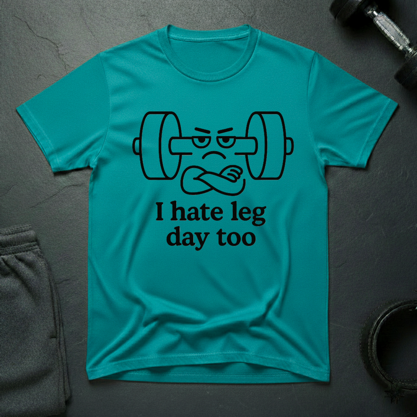 I hate leg day too T-shirt