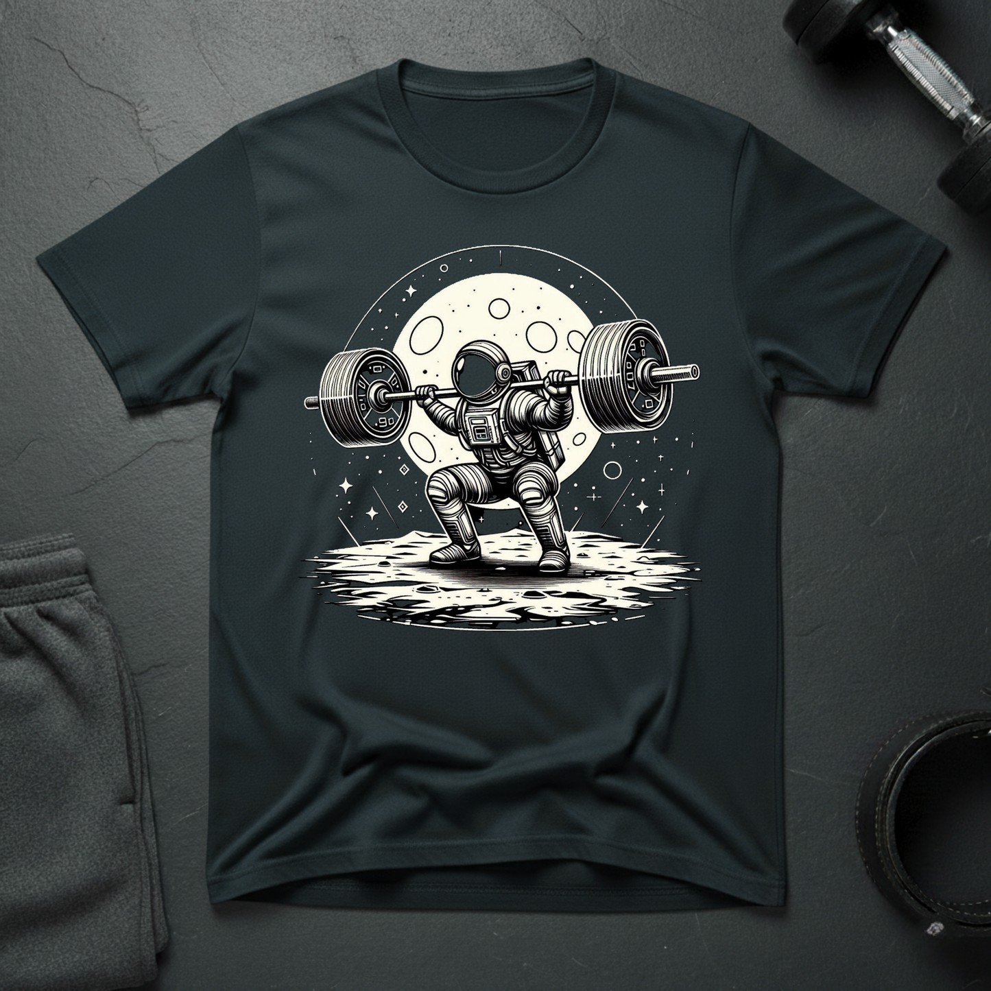 Astronaut Lifting T-Shirt