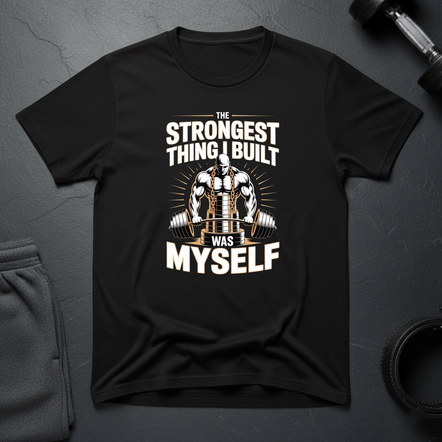 The Strongest Thing I Built Was Myself T-Shirt