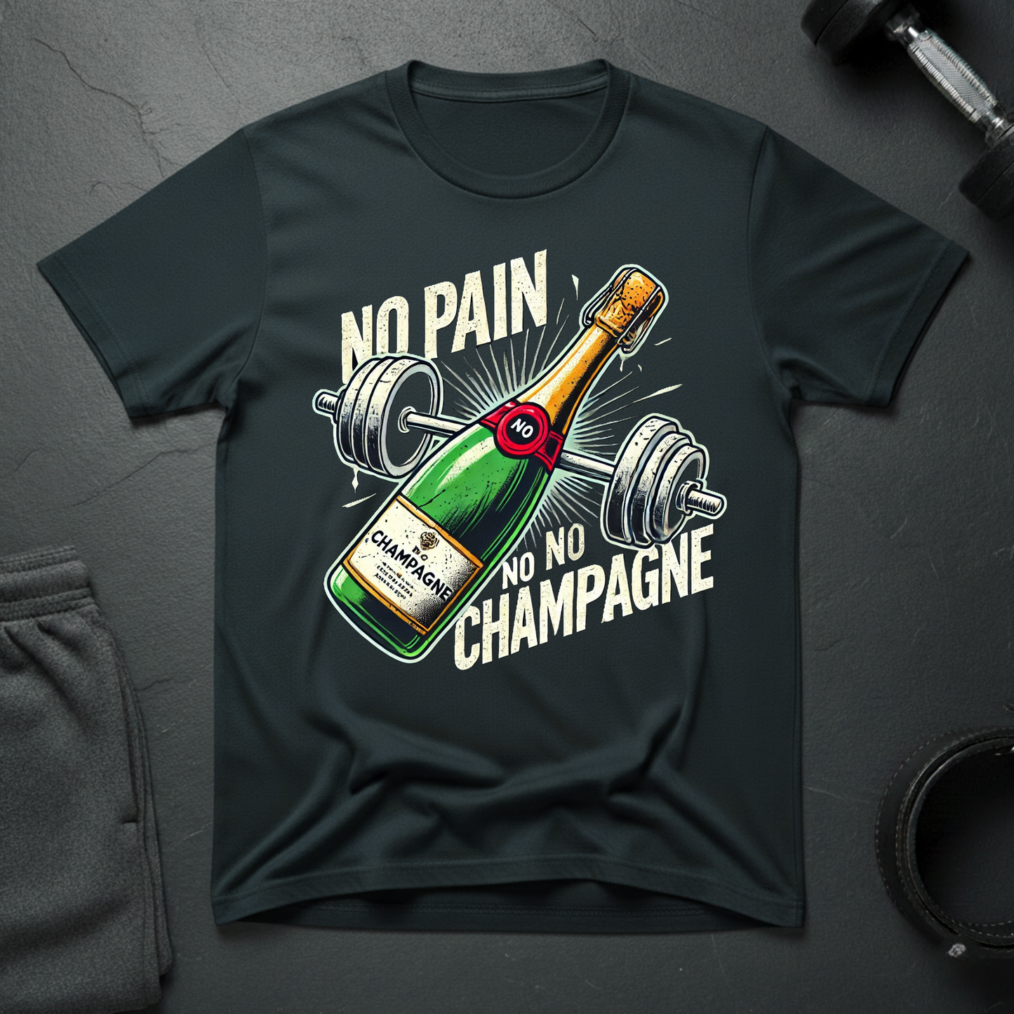 No Pain No Champagne T-Shirt