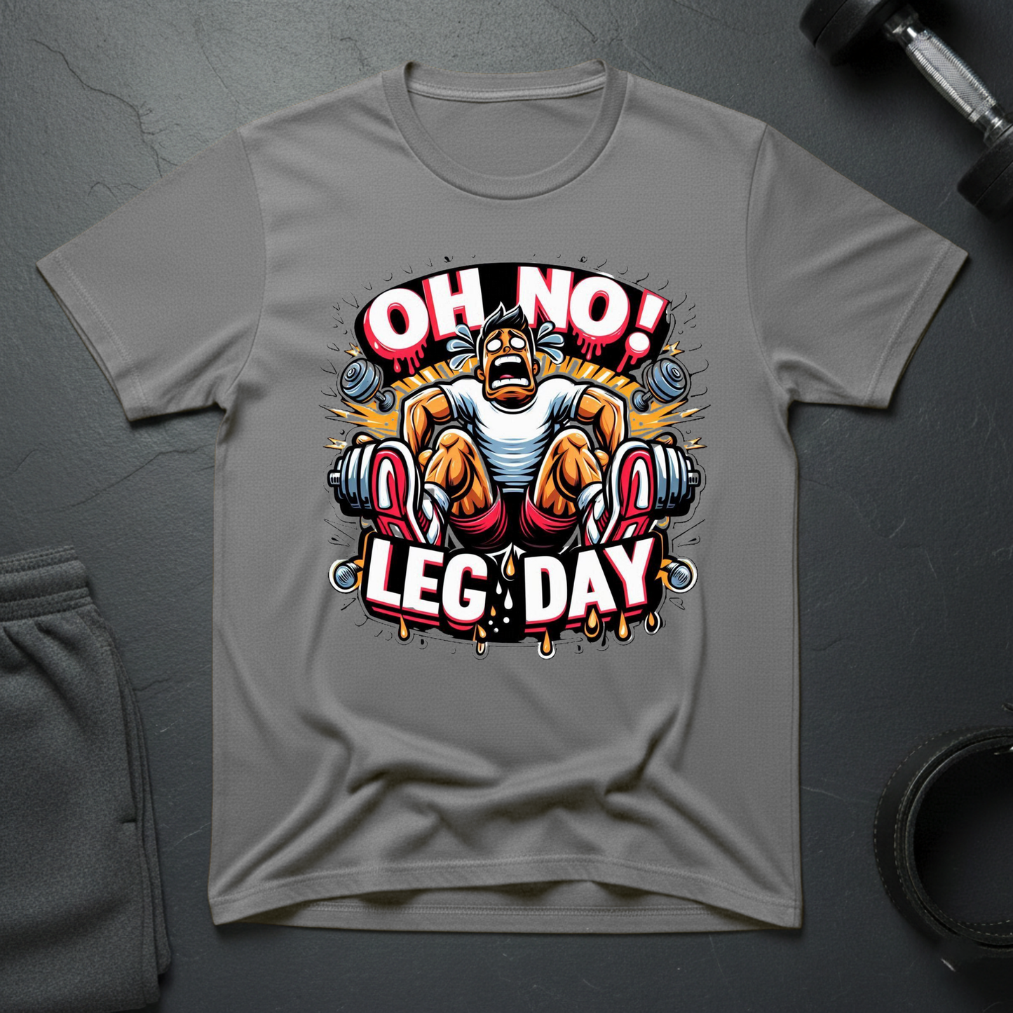 Oh No! Leg Day T-Shirt