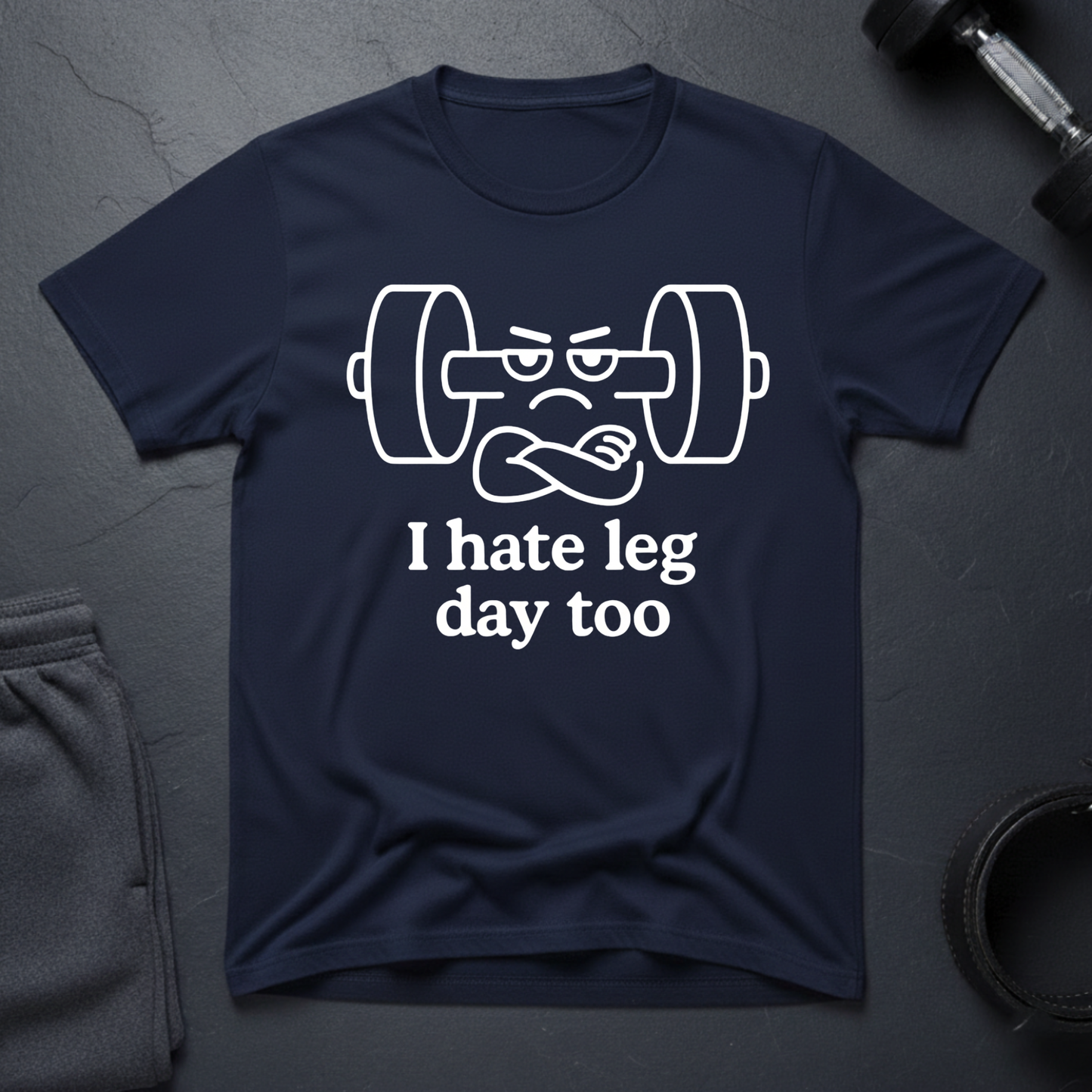 I hate leg day too T-shirt