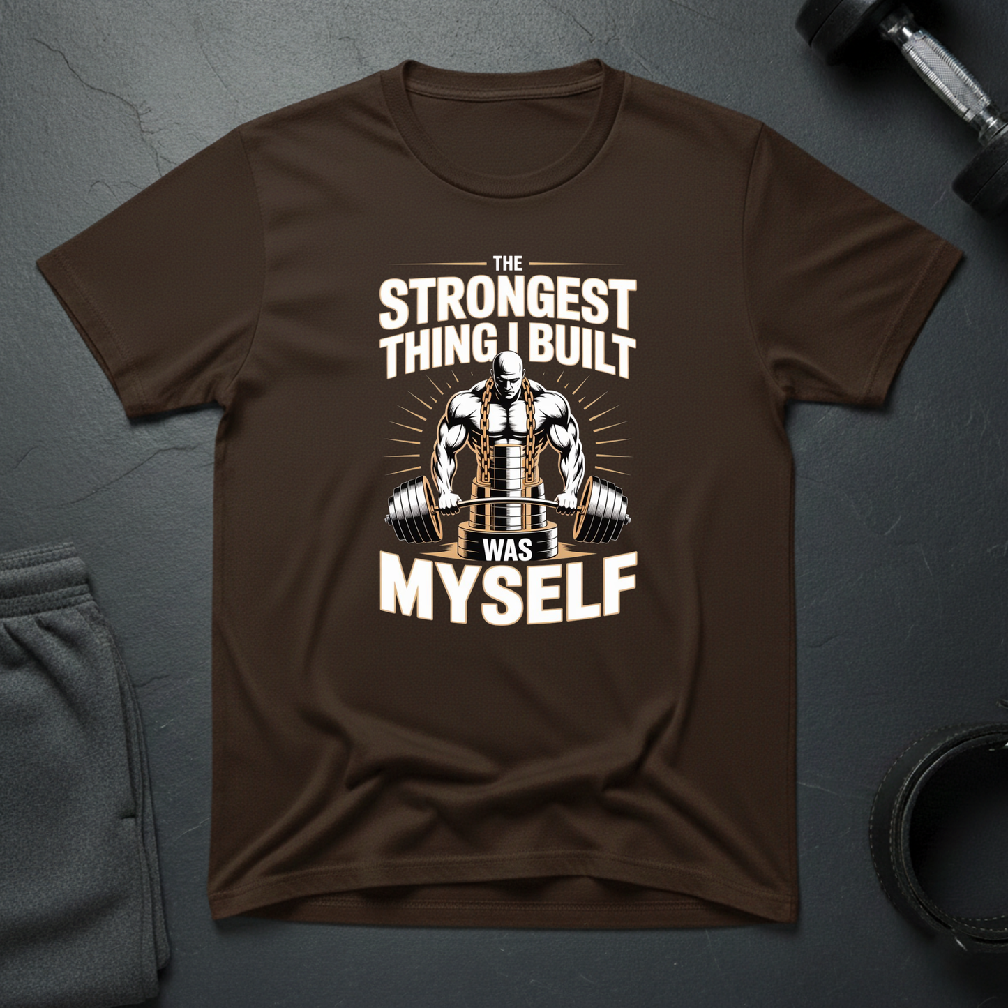 The Strongest Thing I Built Was Myself T-Shirt