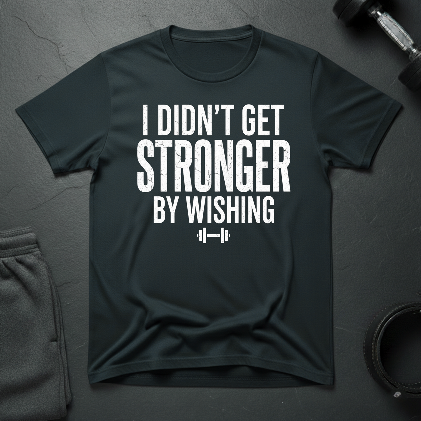 I Didn't Get Stronger By Wishing T-Shirt