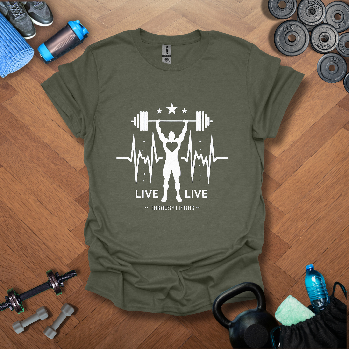Live Through Lifting T-Shirt