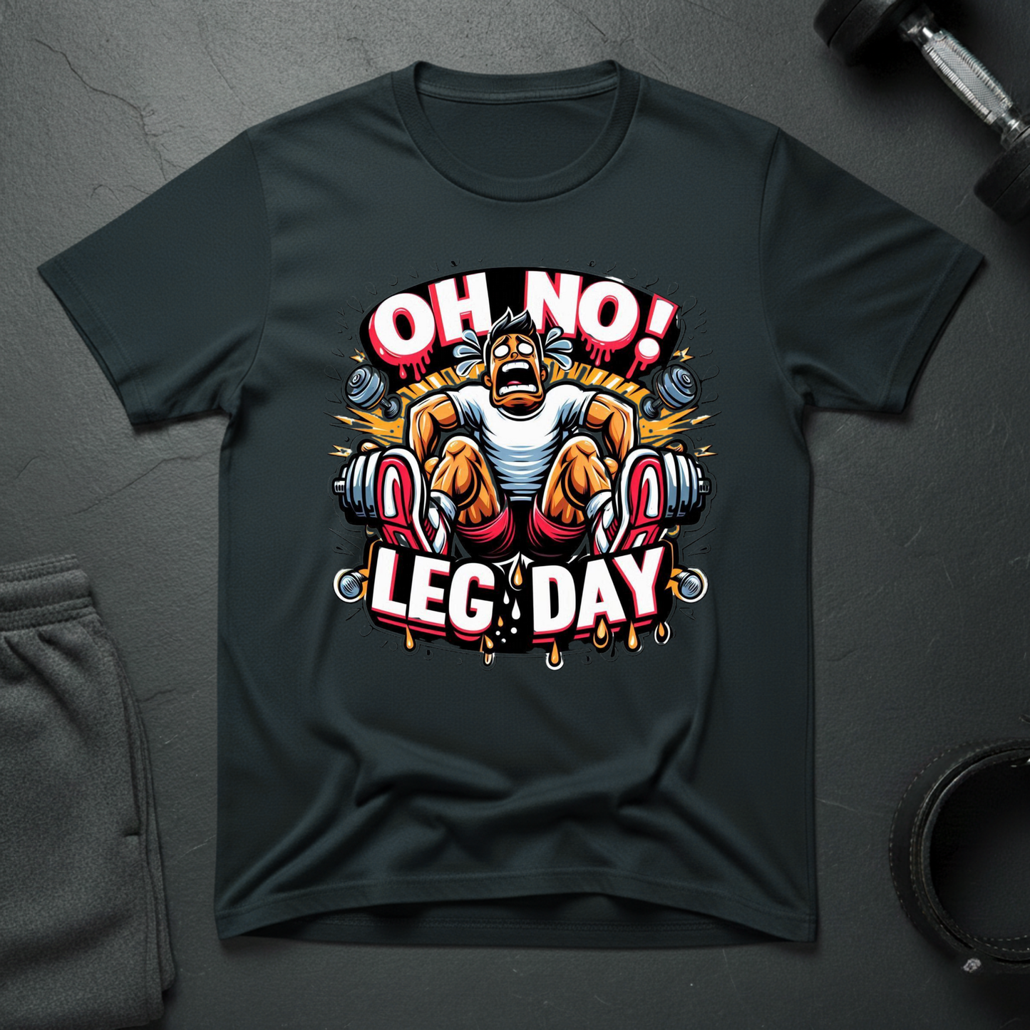 Oh No! Leg Day T-Shirt