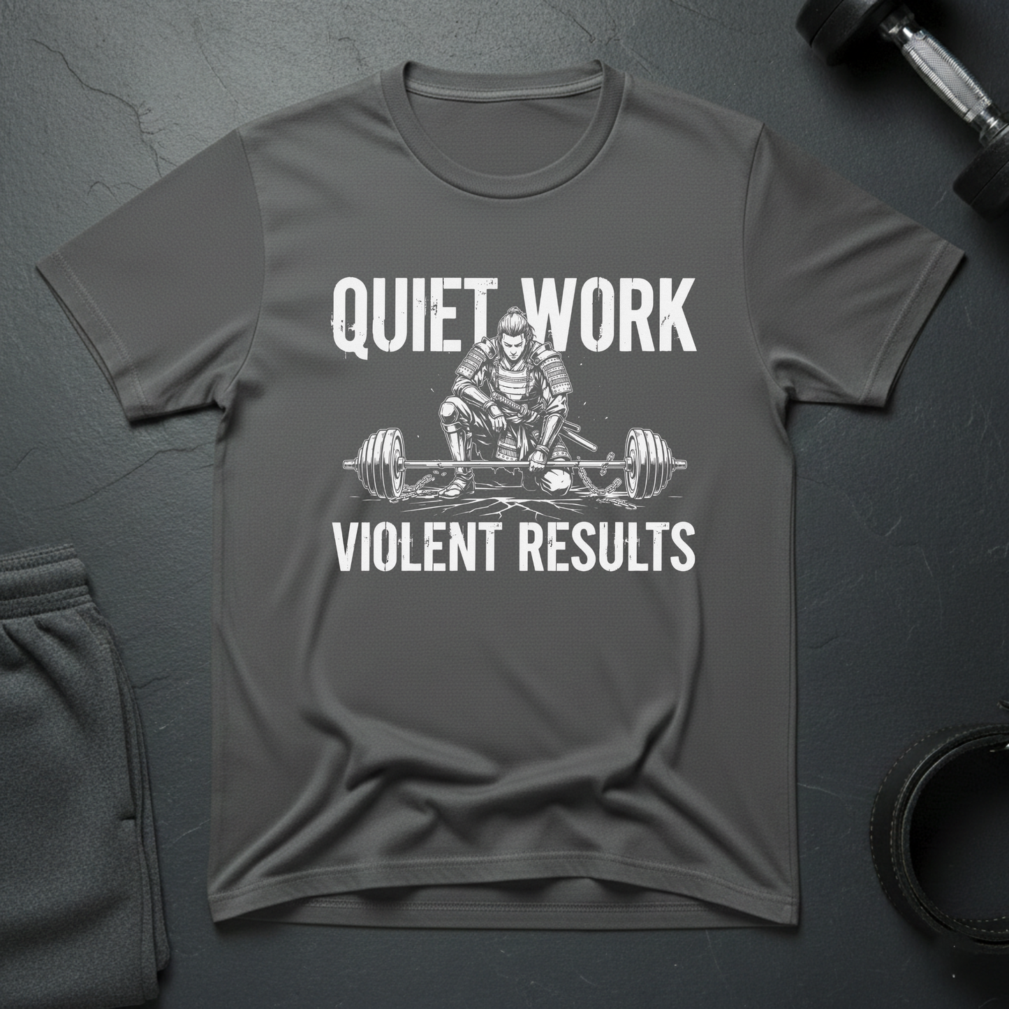 Quiet Work Violent Results T-Shirt