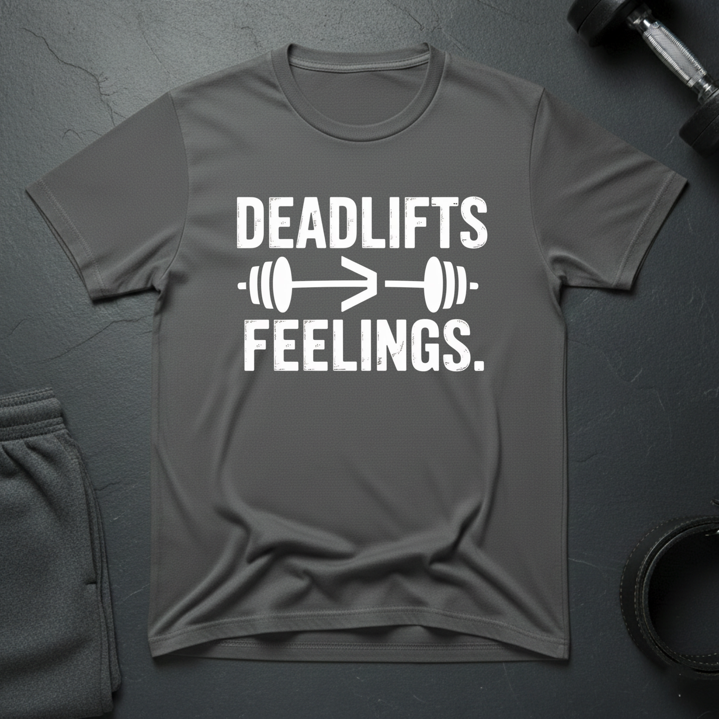 Deadlift Is Greater Than Feelings T-Shirt