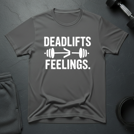 Deadlift Is Greater Than Feelings T-Shirt