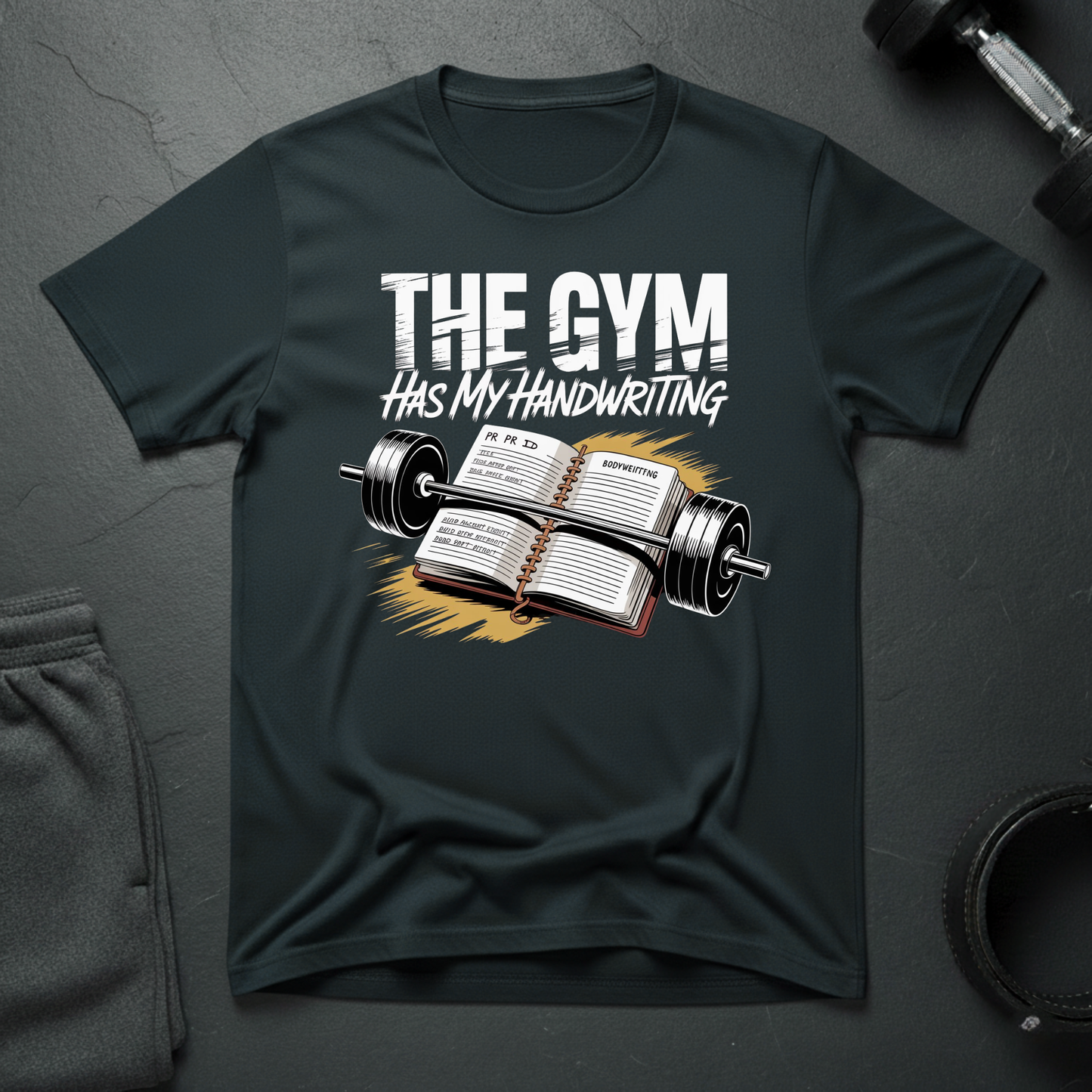 The Gym Has My Handwriting T-Shirt
