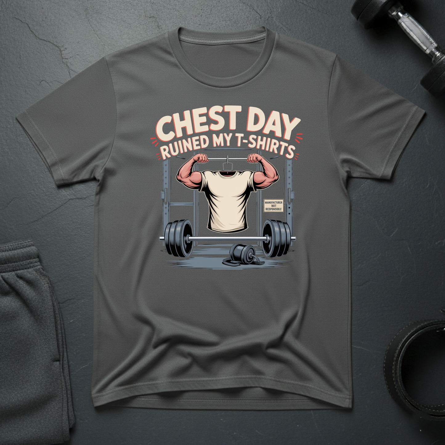 Chest Day Ruined My T-Shirts T-Shirt