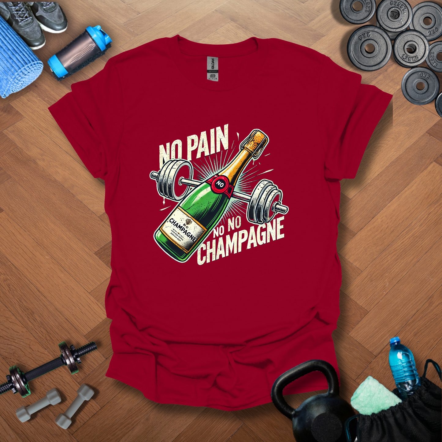 No Pain No Champagne T-Shirt