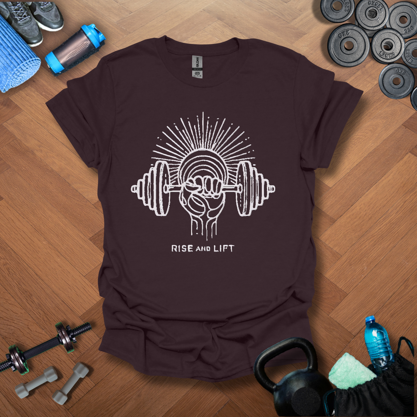 Rise And Lift Minimalist T-shirt