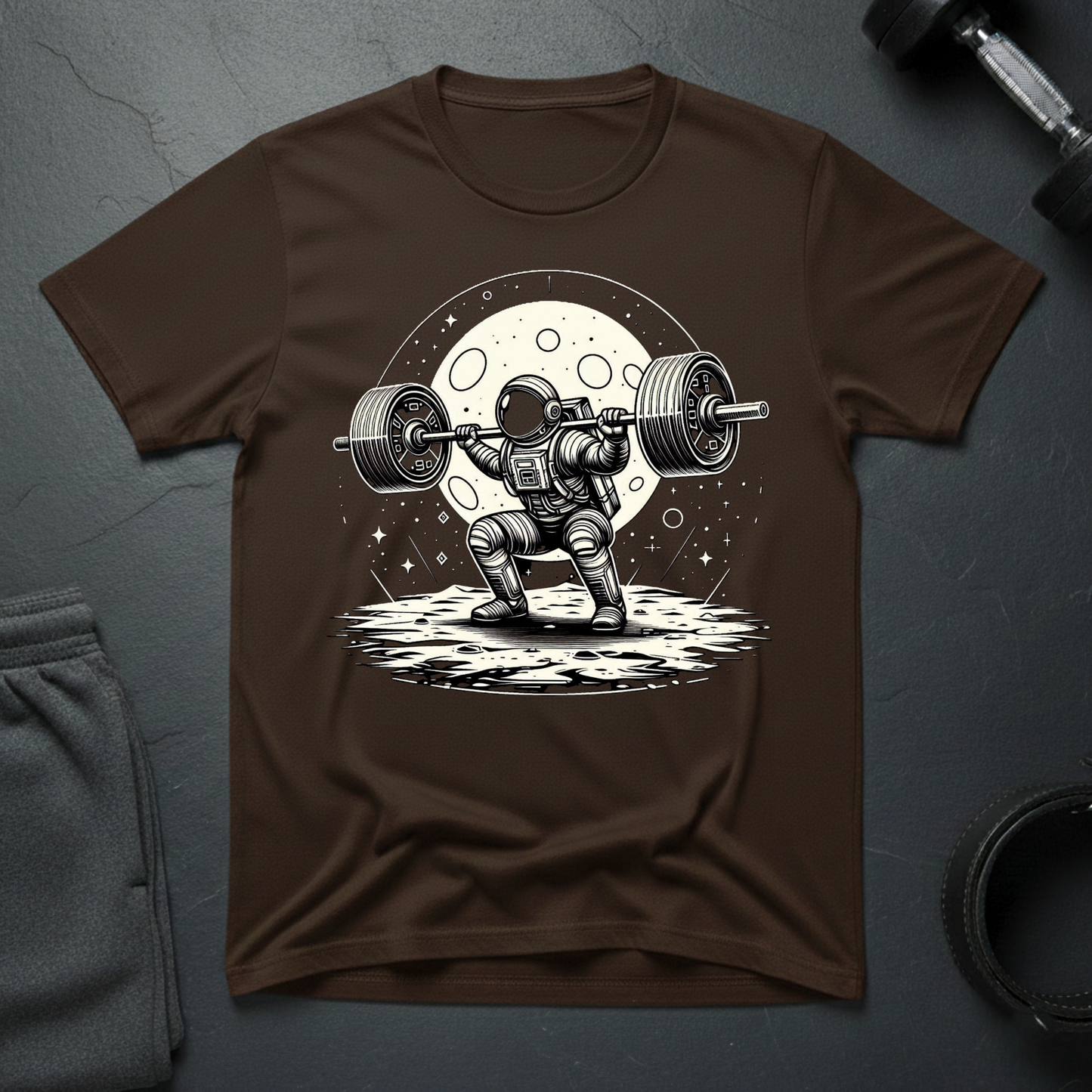 Astronaut Lifting T-Shirt