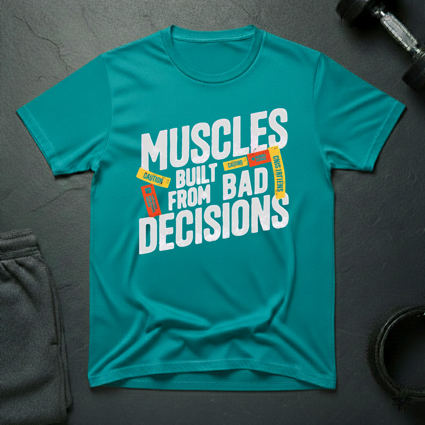 Muscles Built From Bad Decisions T-Shirt