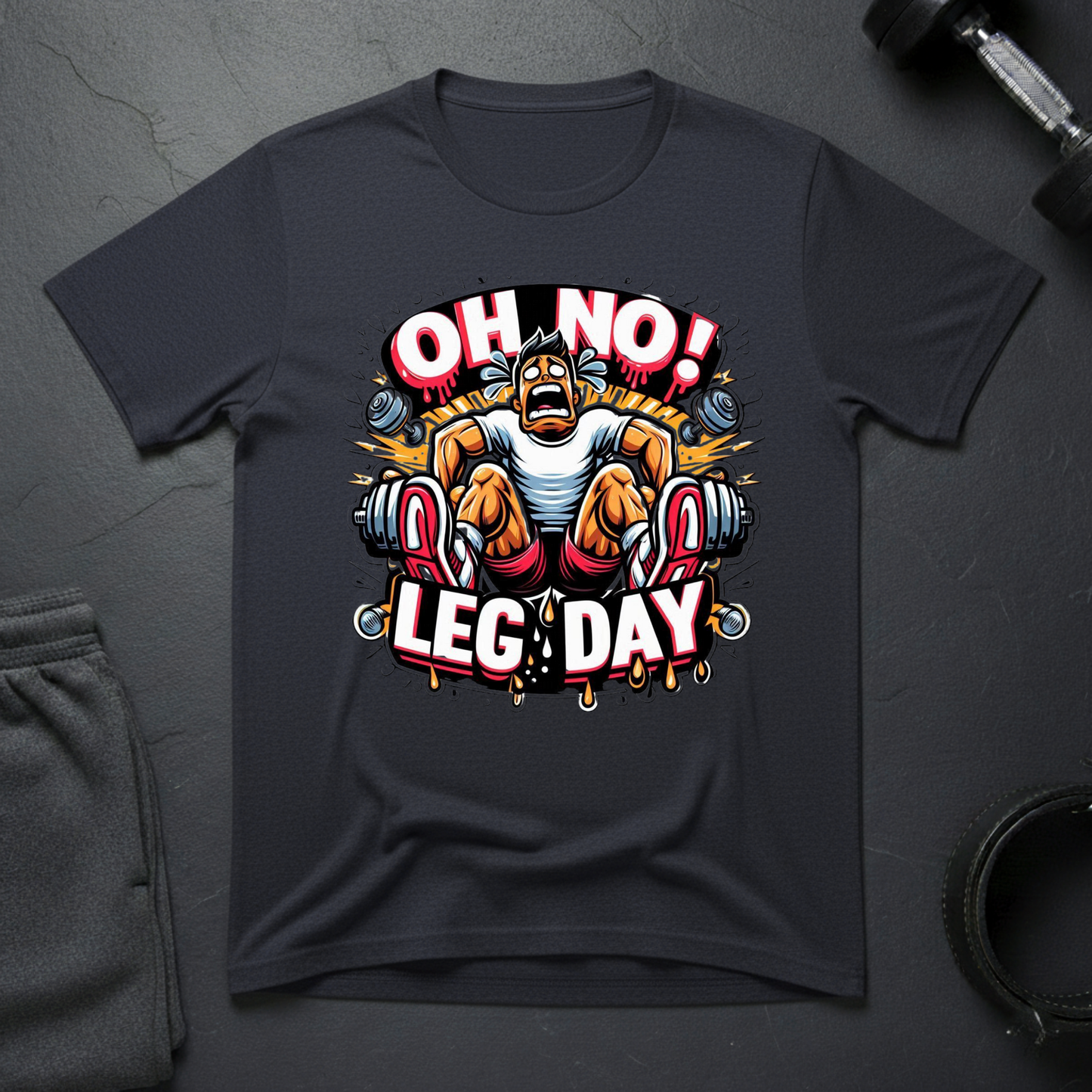 Oh No! Leg Day T-Shirt