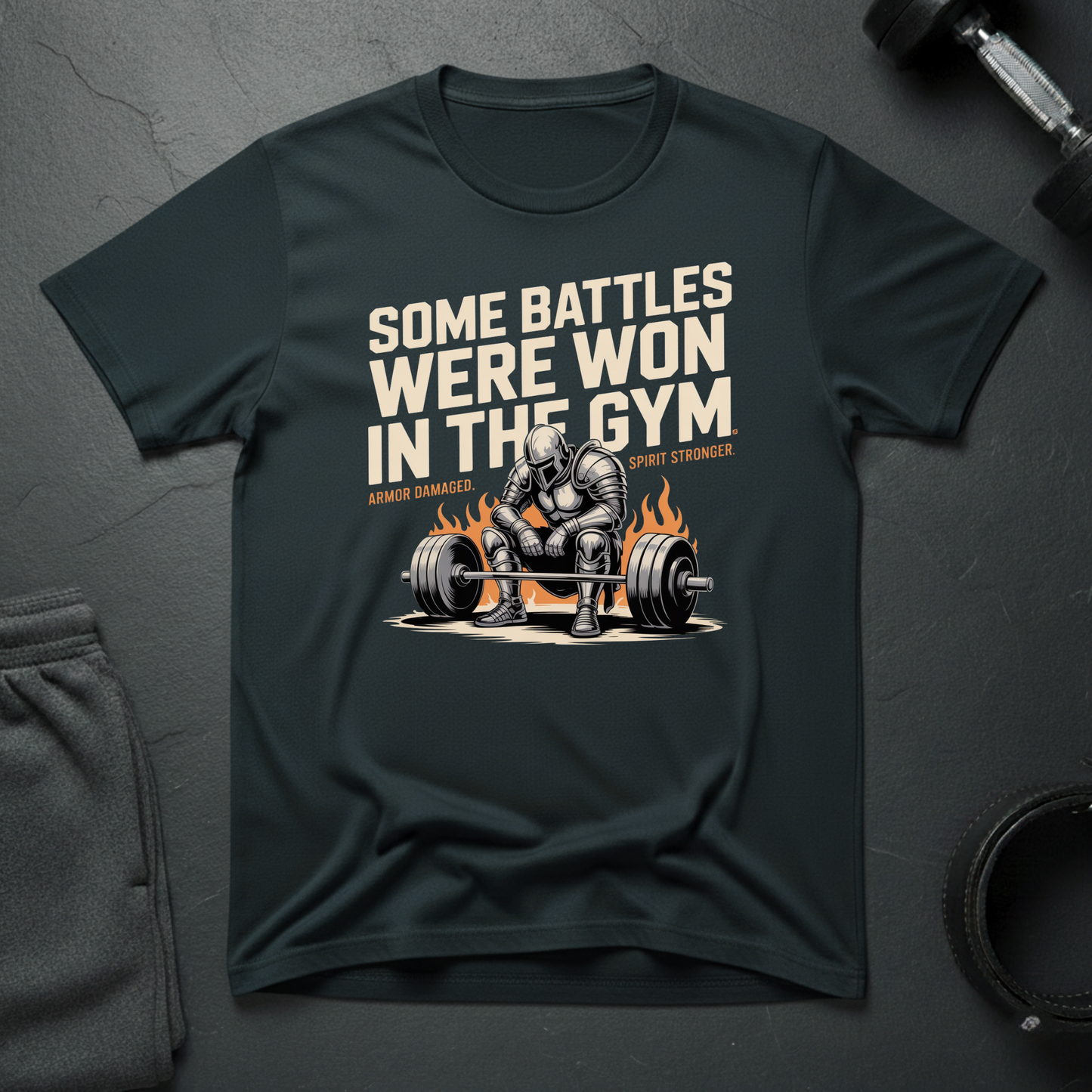 Some Battles Were Won In The Gym T-Shirt