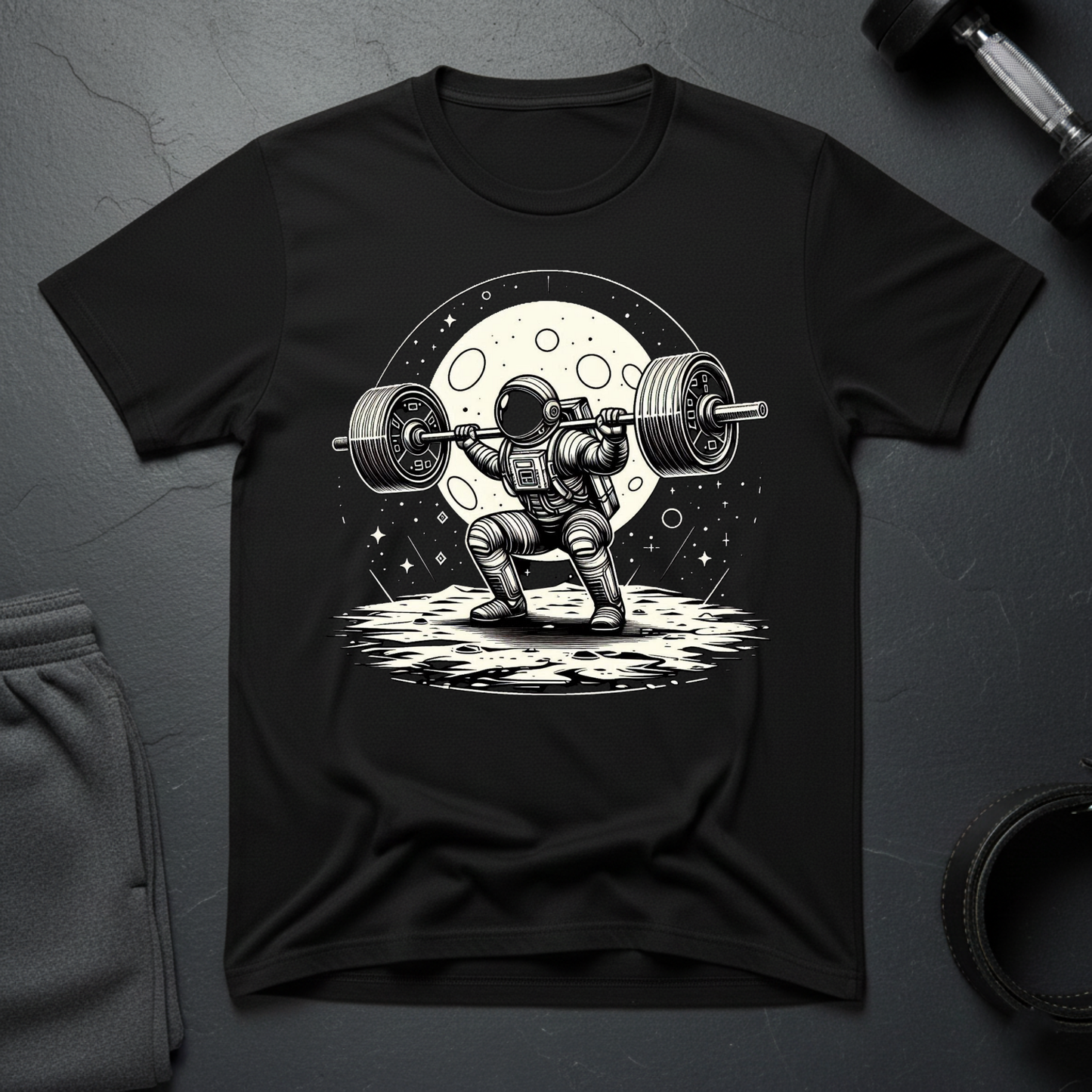 Astronaut Lifting T-Shirt