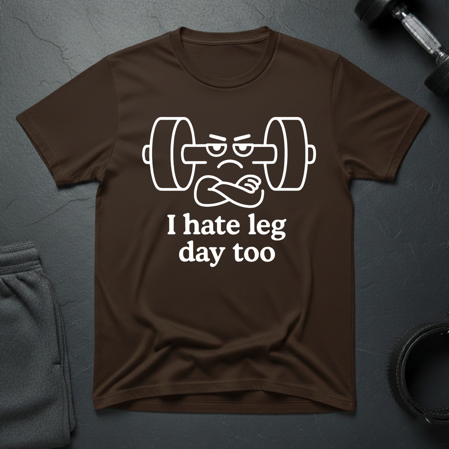 I hate leg day too T-shirt
