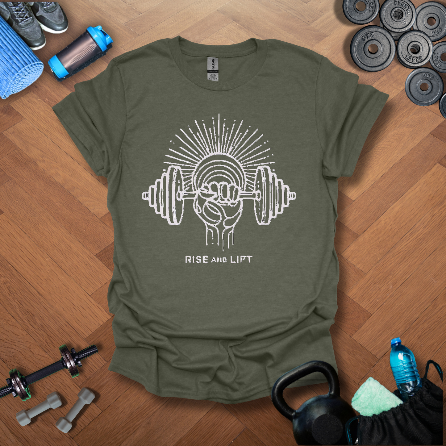 Rise And Lift Minimalist T-shirt