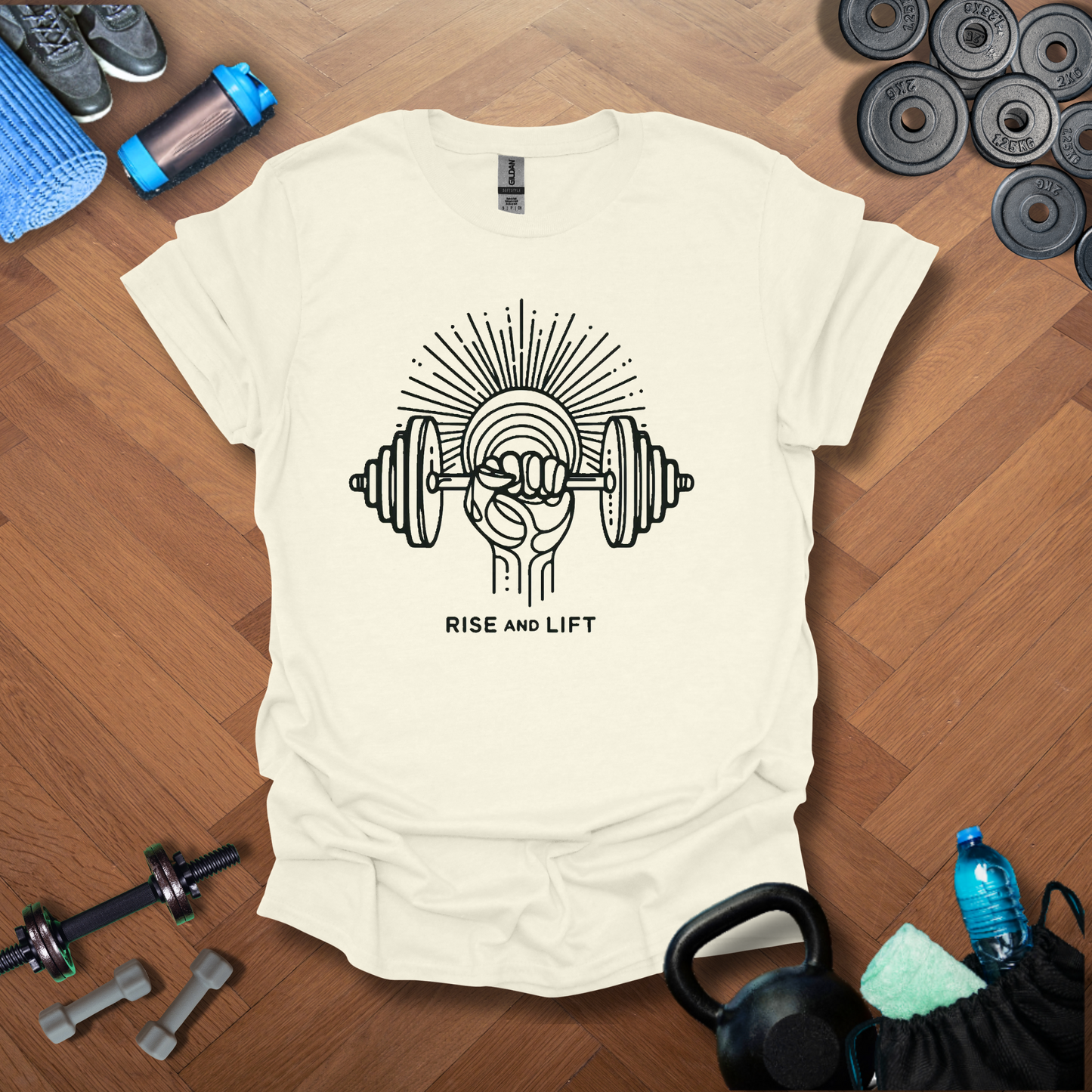 Rise And Lift Minimalist T-shirt