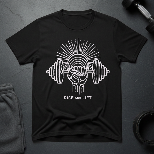 Rise And Lift Minimalist T-Shirt