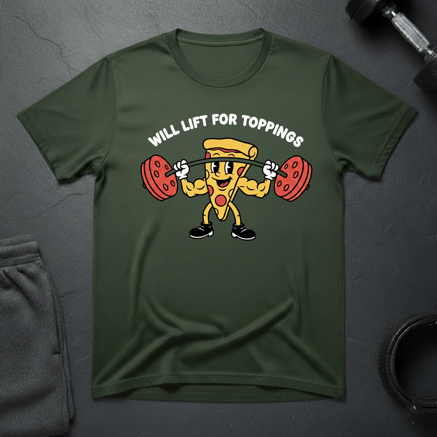 Will Lift For Toppings T-shirt
