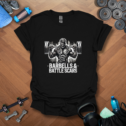 Barbell & Battle Scars T-Shirt